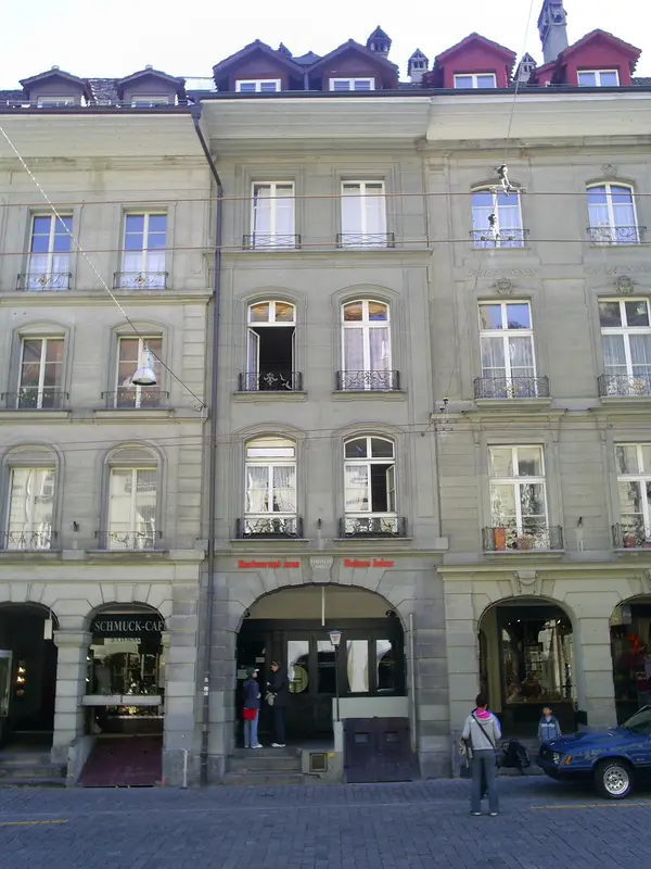 The Einstein House on Kramgasse in Bern, where Albert Einstein lived during his 1905 'miracle year'